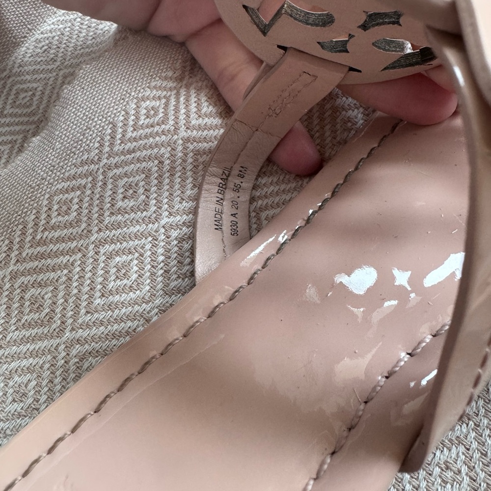 Tory Burch Women's Miller Pink Sandals Sz 8 - Picture 5 of 5